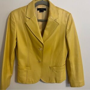 Leather jacket, size 6